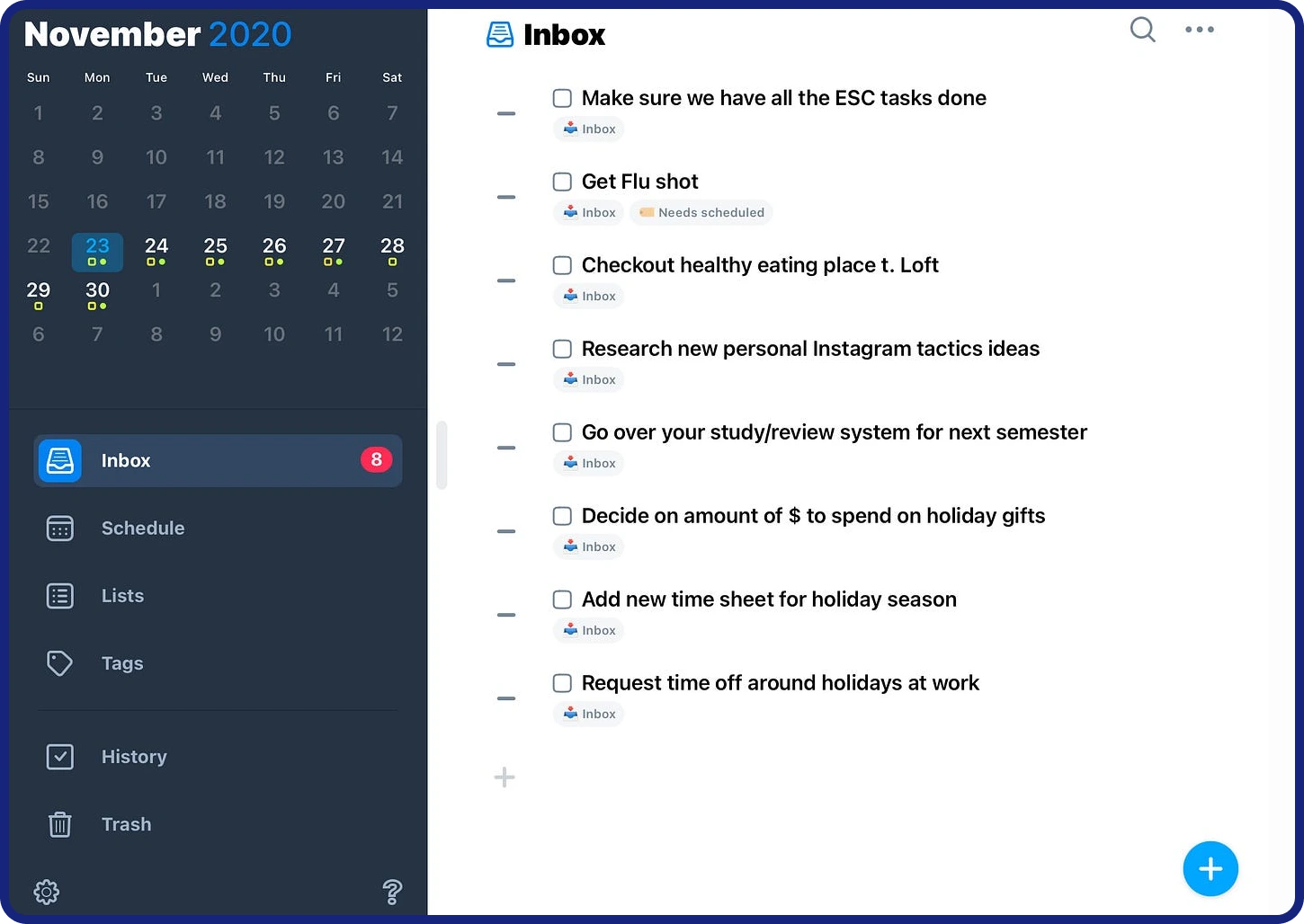 Sorted^3 Time Blocking Features